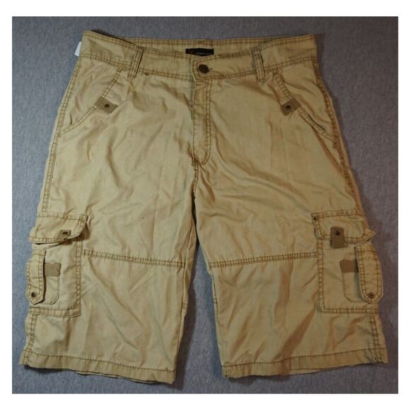 Denim Culture Men's Cargo Short Tan Sz 34 - Picture 1 of 9